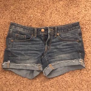 Denim shorts